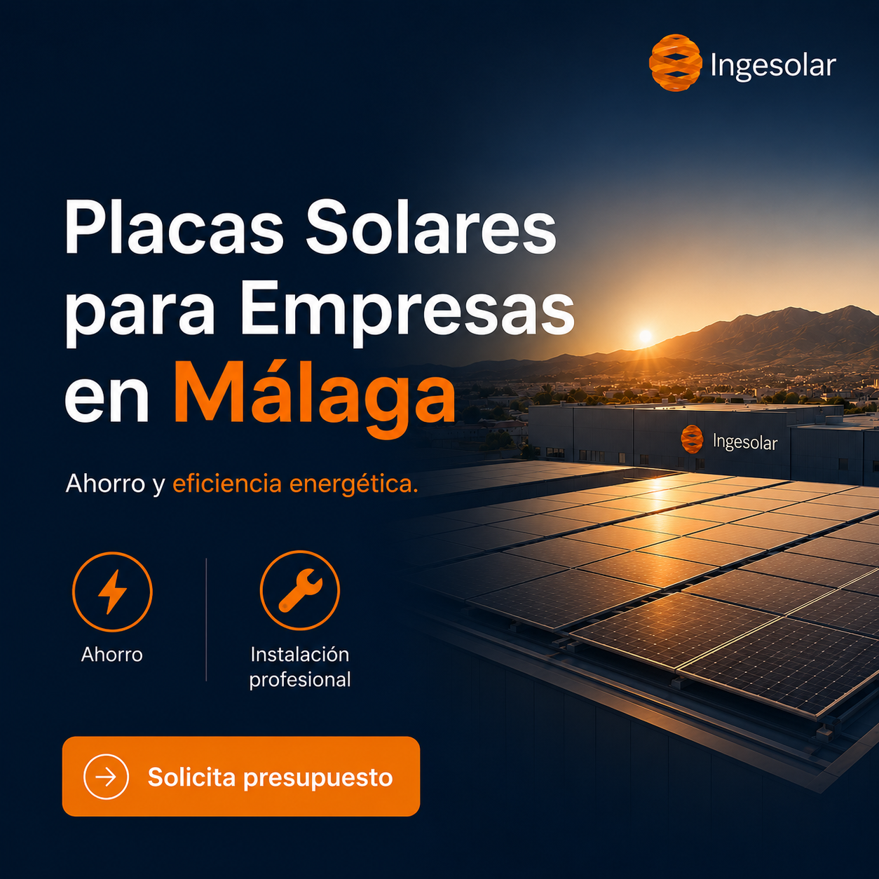 Instalación de Placas Solares para Empresas en Málaga | Ingesolar